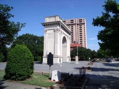 The Victory Arch Marker. Click for full size. The Victory Arch Marker image. Click for full size.