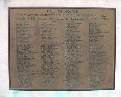 Roll of Honor image. Click for full size.