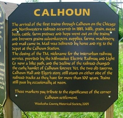 Calhoun Marker. Click for full size. Calhoun Marker image. Click for full size.