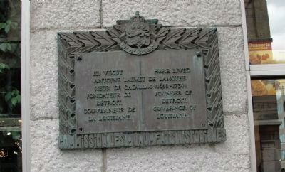 Sier de Cadillac Marker. Click for full size. Sier de Cadillac Marker image. Click for full size.