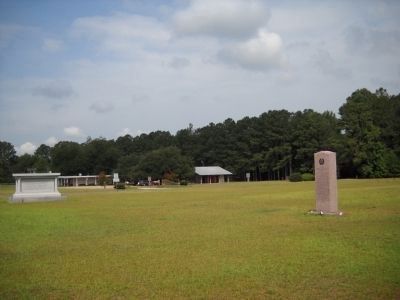 Markers at Bentonville Battlefield image. Click for full size.