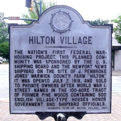 Hilton Village Marker image. Click for full size.