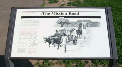 The Mission Road / El Camino de las Misiones Marker image. Click for full size.