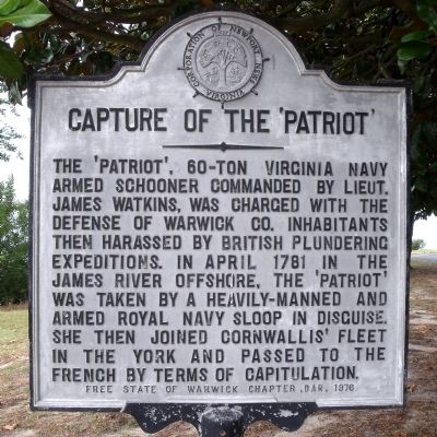 Capture Of The 'Patriot' Marker image. Click for full size.