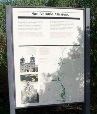 San Antonio Missions / Las misiones de San Antonio Marker image. Click for full size.