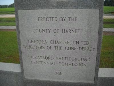 Back of Monument. Click for full size. Back of Monument image. Click for full size.