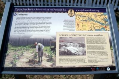 Yorktown Marker. Click for full size. Yorktown Marker image. Click for full size.
