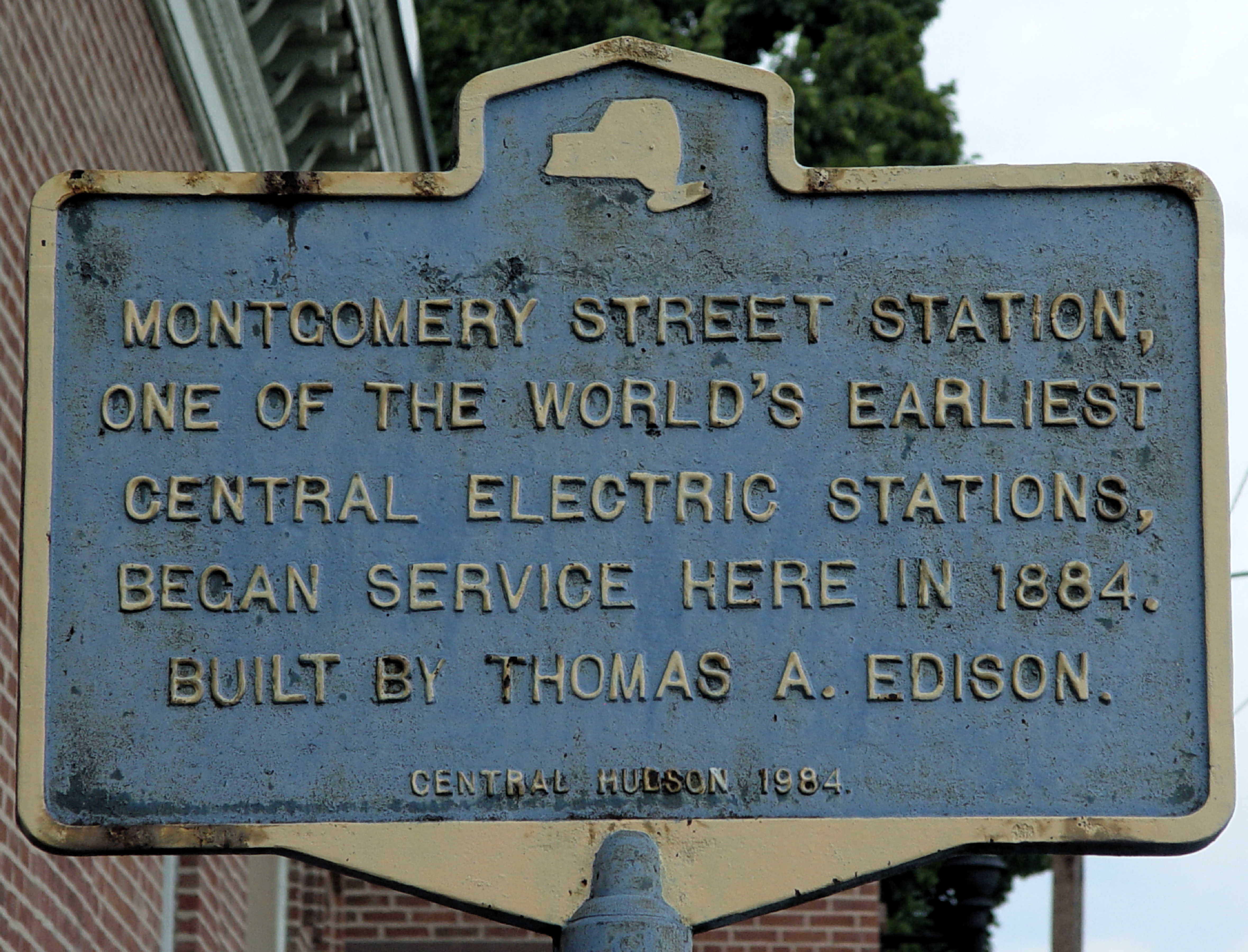 Montgomery Street Station Marker