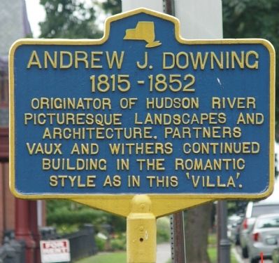 Andrew J. Downing 1815-1852 Marker image. Click for full size.