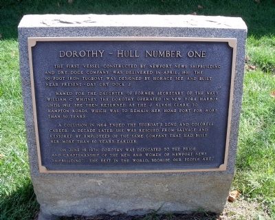 Dorothy – Hull Number One Marker image. Click for full size.