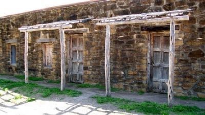 Quarters along Mission San Jos� East Wall image. Click for full size.
