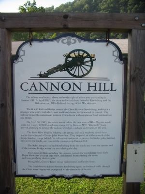 Cannon Hill Marker image. Click for full size.