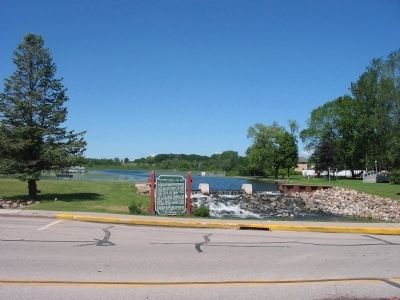 Dartford–Green Lake Dam and Marker. Click for full size. Dartford–Green Lake Dam and Marker image. Click for full size.