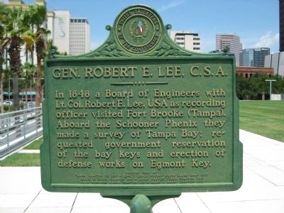 Gen. Robert E. Lee, C.S.A. Marker image. Click for full size.