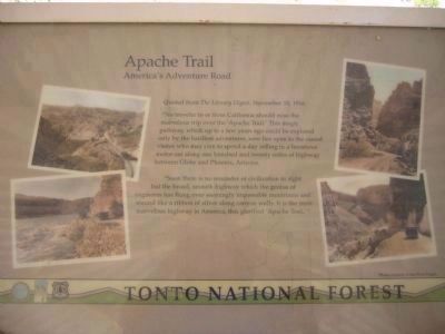 Apache Trail - America's Adventure Road image. Click for full size.