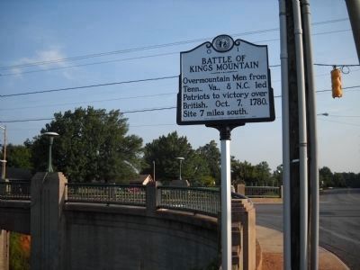 Marker in Kings Mountain, NC image. Click for full size.