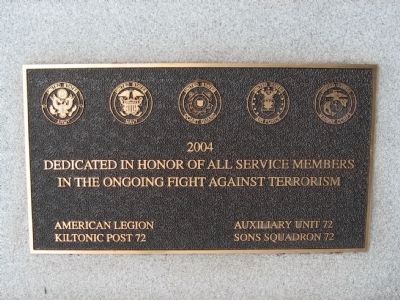Small Plaque In Front image. Click for full size.