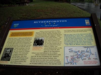 Rutherfordton Marker image. Click for full size.
