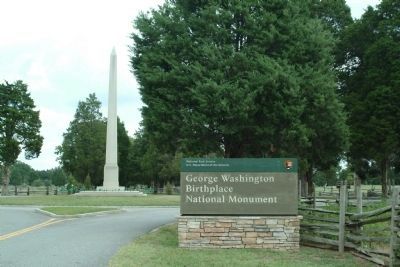 George Washington's Birthplace National Monument image. Click for full size.