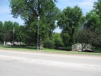 Historic Omro Marker. Click for full size. Historic Omro Marker image. Click for full size.