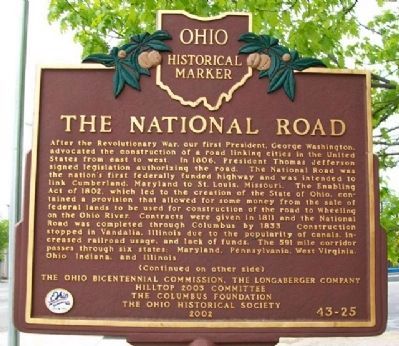 The National Road Marker (Side A) image. Click for full size.