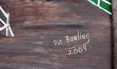 Artist Signature on the Mural: " Pat Bowling 2009" image. Click for full size.