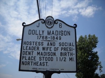 Dolly Madison Marker image. Click for full size.