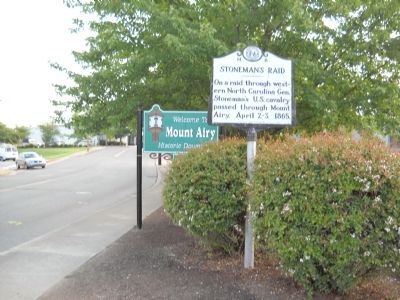 Marker in Mount Airy Historic District image. Click for full size.