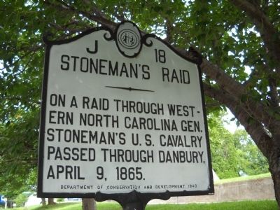 Stoneman’s Raid Marker. Click for full size. Stoneman’s Raid Marker image. Click for full size.