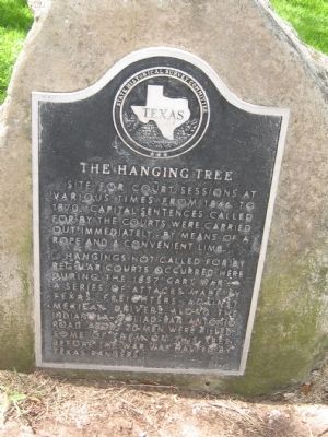 The Hanging Tree Marker image. Click for full size.