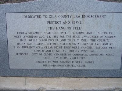 The Hanging Tree Marker image. Click for full size.