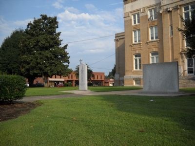 Confederate Marker in Dobson. Click for full size. Confederate Marker in Dobson image. Click for full size.