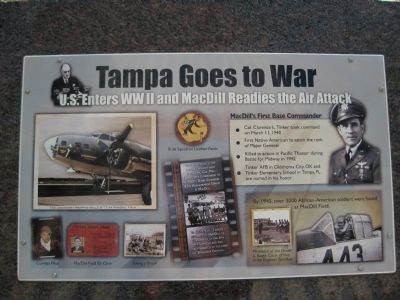 Tampa Goes to War Marker image. Click for full size.