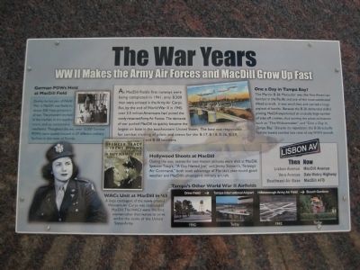 The War Years Marker image. Click for full size.