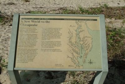 A New World on the Chesapeake Marker image. Click for full size.