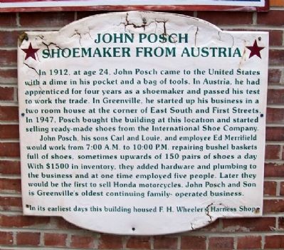 John Posch Marker image. Click for full size.