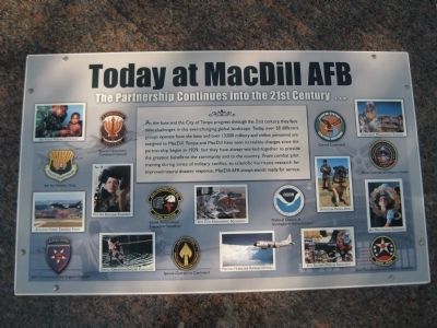 Today at MacDill AFB Marker image. Click for full size.