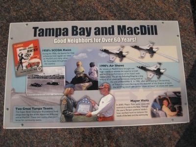 Tampa Bay and MacDill Marker image. Click for full size.