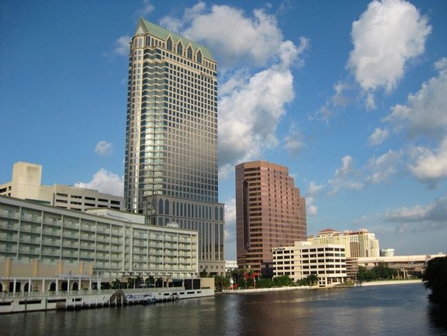 The Hillsborough River and MacDill Park on the Riverwalk image. Click for full size.