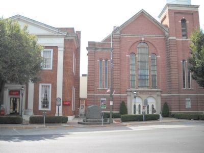 Marker in Chambersburg. Click for full size. Marker in Chambersburg image. Click for full size.