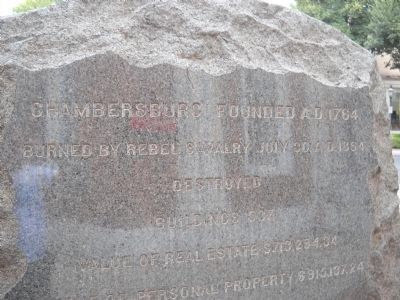 Chambersburg Founded A.D. 1764 Marker image. Click for full size.