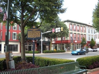 Underground Railroad Activity in Chambersburg Marker. Click for full size. Underground Railroad Activity in Chambersburg Marker image. Click for full size.