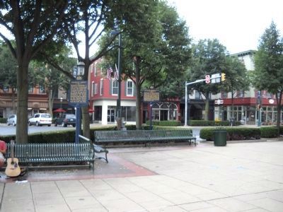 Markers in Chambersburg. Click for full size. Markers in Chambersburg image. Click for full size.
