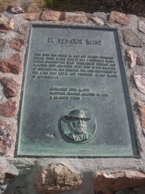 El Senator Mine Marker. Click for full size. El Senator Mine Marker image. Click for full size.