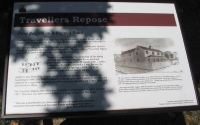Travellers Repose Marker image. Click for full size.