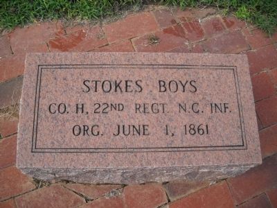 Stokes County Company Marker image. Click for full size.