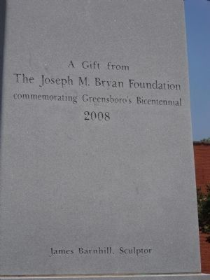 Rear of Gen. Greene Monument. Click for full size. Rear of Gen. Greene Monument image. Click for full size.