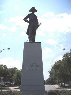 General Nathanael Greene Monument. Click for full size. General Nathanael Greene Monument image. Click for full size.