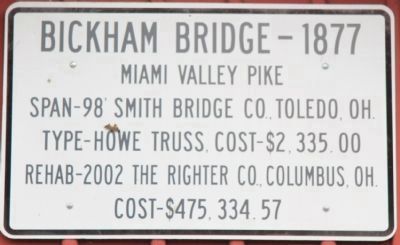 Bickham Bridge - 1877 Marker image. Click for full size.