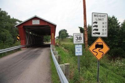 Bickham Bridge - 1877 Marker image. Click for full size.